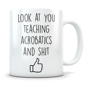 Acro teacher gift appreciation thank you | Ceramic Coffee Mug | 11 OZ