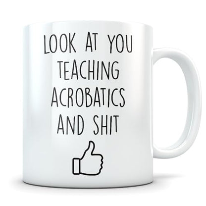 Acro teacher gift appreciation thank you | Ceramic Coffee Mug | 11 OZ