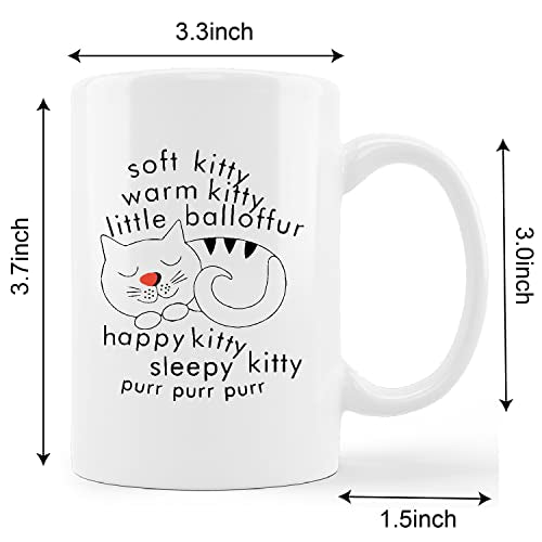 Soft Kitty Warm Little Balloffur Milk Gifts | Ceramic Coffee Mug | 11 OZ