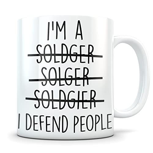 Soldier gift solider graduation army military | Ceramic Coffee Mug | 11 OZ