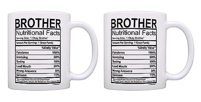 ThisWear Birthday Gifts for Brother | Ceramic Coffee Mug | 11 OZ