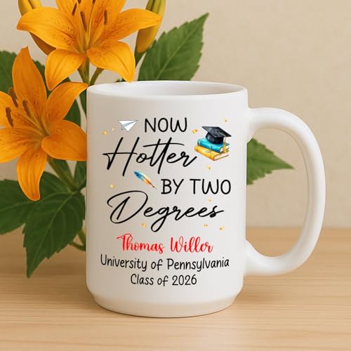 Now Hotter By Two Degree Customized Name | Customised Coffee Mug | 11 OZ