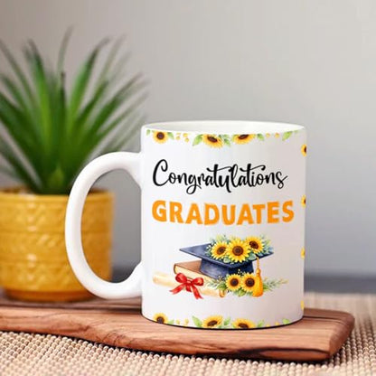 Custom Photo Name Congratulations Graduates | Customised Coffee Mug | 11 OZ