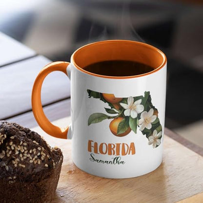 Novelty Featuring US State Design | Customised Coffee Mug | 11 OZ