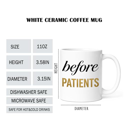 Before Patients After Gift Set for Graduate | Ceramic Coffee Mug | 11 OZ