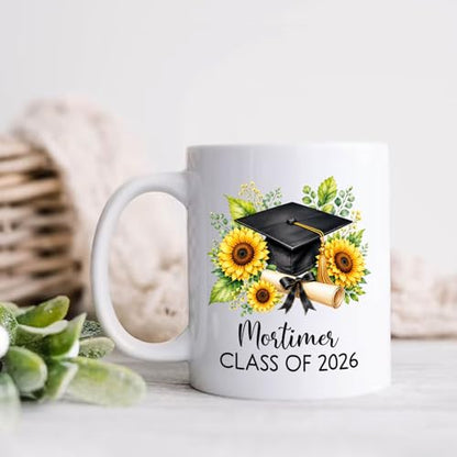 Personalized Name Class Graduate Graduation | Customised Coffee Mug | 11 OZ