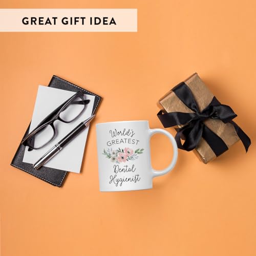 Gift for Women World s Greatest Dental Funny | Ceramic Coffee Mug | 11 OZ