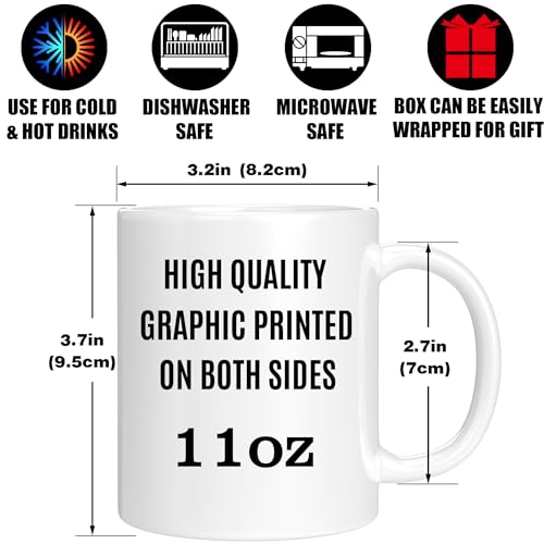 Funny Engineer Birthday Gift for Friend | Ceramic Coffee Mug | 11 OZ