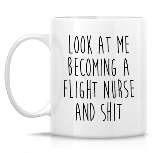 Funny Flight Nurse Gift or Humorous for Nurses | Ceramic Coffee Mug | 11 OZ
