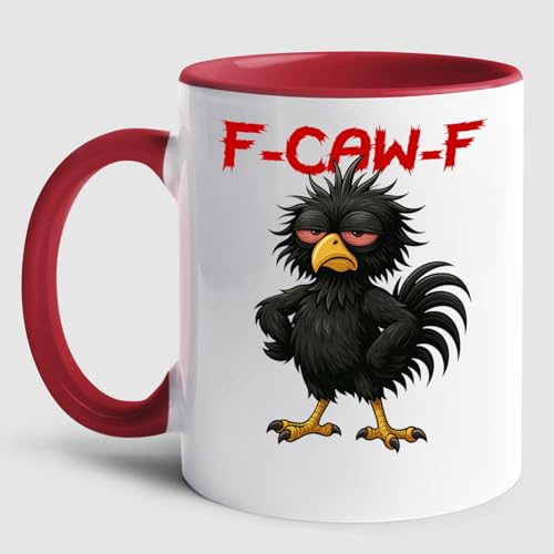 Customized Name Crow Humor Gift For | Customised Coffee Mug | 11 OZ