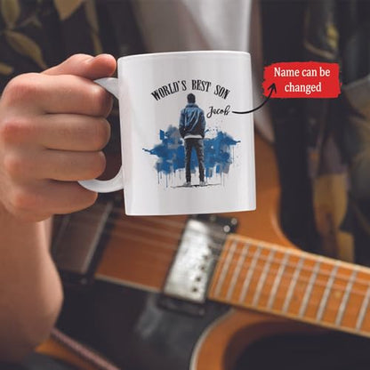 World s Greatest Son Customized Awesome | Customised Coffee Mug | 11 OZ