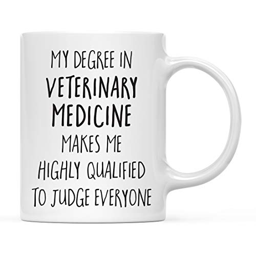 Graduation Gift My Degree in Veterinary | Ceramic Coffee Mug | 11 OZ