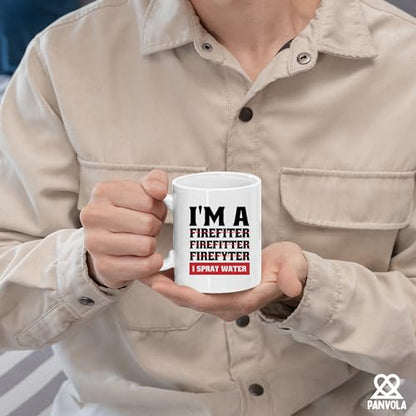 I m A Firefiter Firefitter Firefyter Spray | Ceramic Coffee Mug | 11 OZ