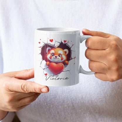 Panda Personalized Animal Accent Gift For | Customised Coffee Mug | 11 OZ