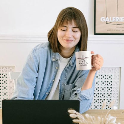 Maustic Doctor Gifts for Women PhD Graduation | Ceramic Coffee Mug | 11 OZ