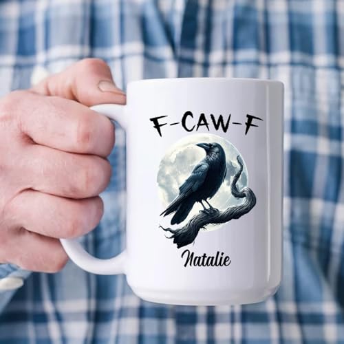 Funny FCAWF Cow Travel Gift For Office | Customised Coffee Mug | 11 OZ