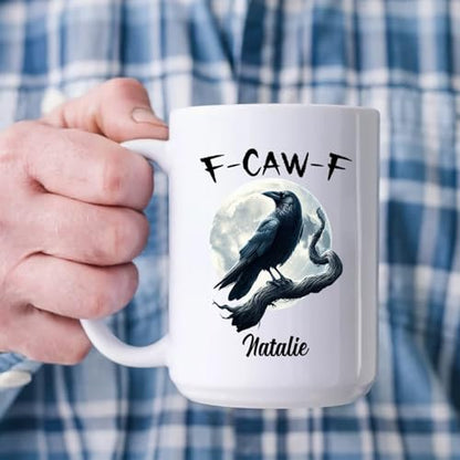Funny FCAWF Cow Travel Gift For Office | Customised Coffee Mug | 11 OZ