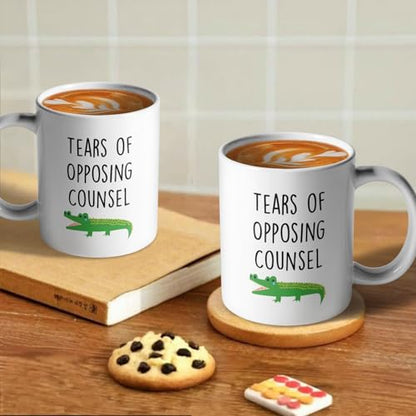 Tears of Opposing Counsel Funny Lawyer Law | Ceramic Coffee Mug | 11 OZ
