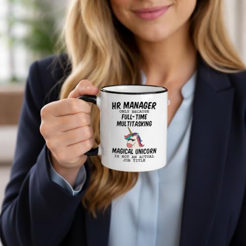 Human Resources Gifts HR Manager Because | Ceramic Coffee Mug | 11 OZ