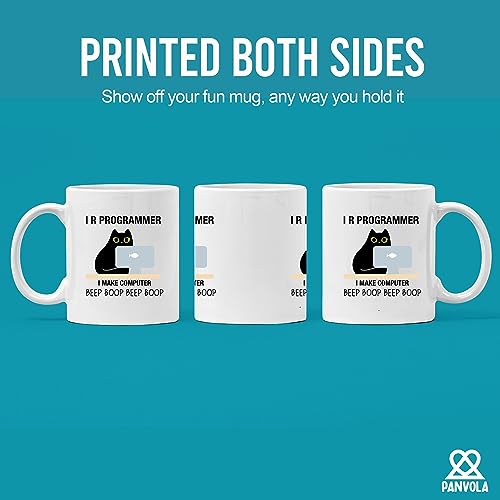 I R Programmer Make Computer Beep Gifts To | Ceramic Coffee Mug | 11 OZ