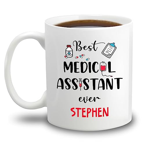 Personalized Name Best Medical Assistant | Customised Coffee Mug | 11 OZ