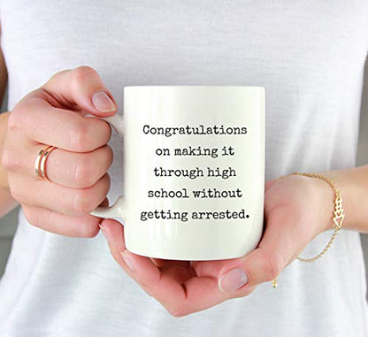 Graduation Gift Congratulations on Graduate | Ceramic Coffee Mug | 11 OZ