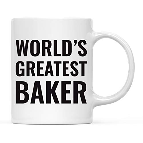 Gift for Men or Women World s Greatest Baker | Ceramic Coffee Mug | 11 OZ