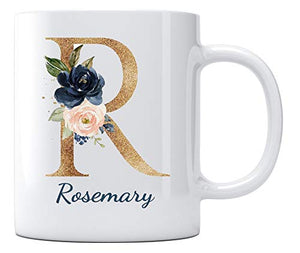 Mothers Day Presents with Name Rosemary Gift | Ceramic Coffee Mug | 11 OZ