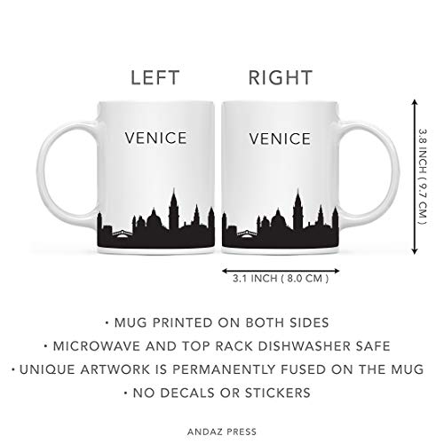 Tourist Travel Souvenir Gift Venice Italy | Ceramic Coffee Mug | 11 OZ