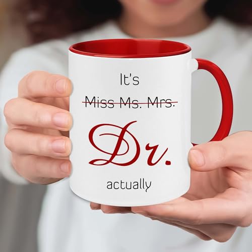 Gift For Phd Dr Gifts Its Actually Graduation | Ceramic Coffee Mug | 11 OZ