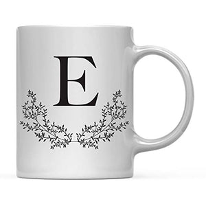 Gift Vintage Boho Leaves Botanical Scholar | Ceramic Coffee Mug | 11 OZ