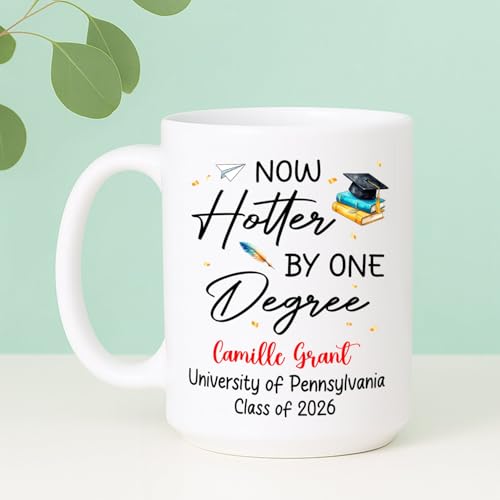 Now Hotter By One Degree Customized School | Customised Coffee Mug | 11 OZ