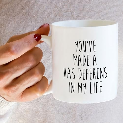 Funny Urologist Vas Deferens Pun Humorous | Ceramic Coffee Mug | 11 OZ