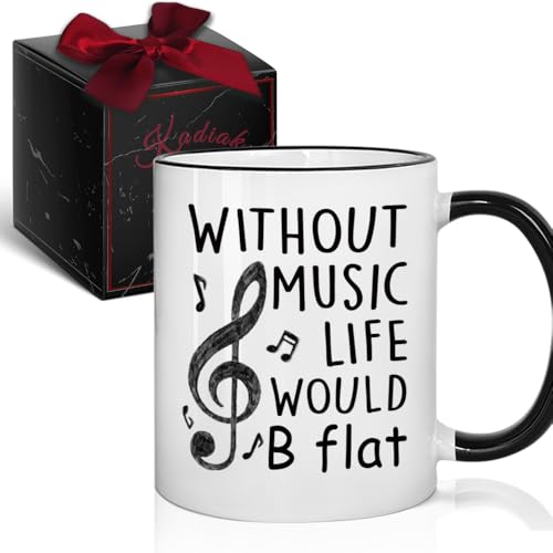 Music Lover Gifts for Women Men Teacher | Ceramic Coffee Mug | 11 OZ