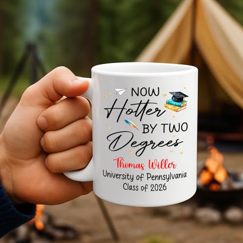 Now Hotter By Two Degree Customized Name | Customised Coffee Mug | 11 OZ