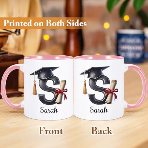 Personalized Graduation with Initial Name | Customised Coffee Mug | 11 OZ