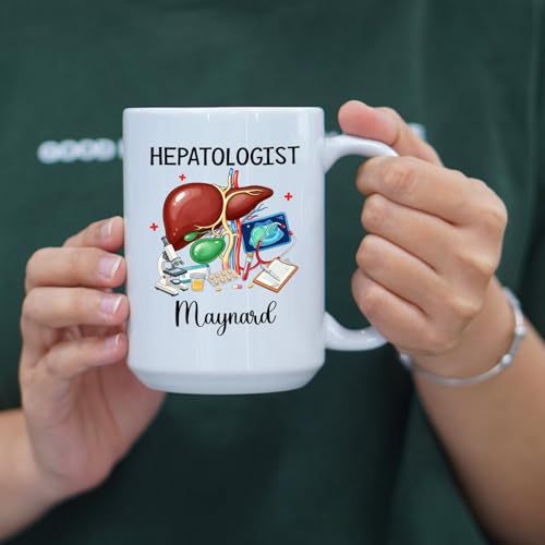 Personalized Hepatologist Hepatology Teacup | Customised Coffee Mug | 11 OZ
