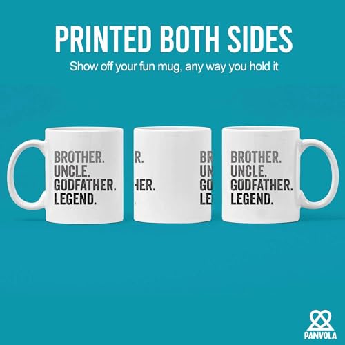 Brother Uncle Godfather Legend Family Gifts | Ceramic Coffee Mug | 11 OZ
