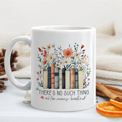 Book Lover Gifts for Women Bookish Bookworm | Ceramic Coffee Mug | 11 OZ