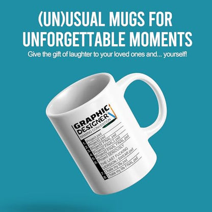Graphic Designer Naming Convention Funny Gifts | Ceramic Coffee Mug | 11 OZ