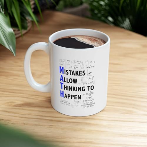 Personalized Mistakes Allow Thinking To | Customised Coffee Mug | 11 OZ