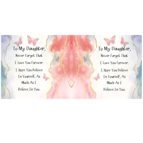 MAUAG To My Daughter Inspirational Quote with | Ceramic Coffee Mug | 11 OZ