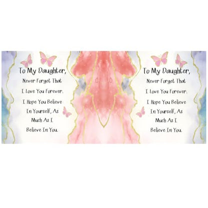 MAUAG To My Daughter Inspirational Quote with | Ceramic Coffee Mug | 11 OZ