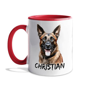 Personalized Malinois Accent Gifts For | Customised Coffee Mug | 11 OZ