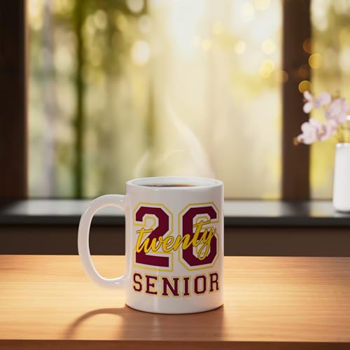 Class of 2026 Senior Graduation Varsity and | Ceramic Coffee Mug | 11 OZ