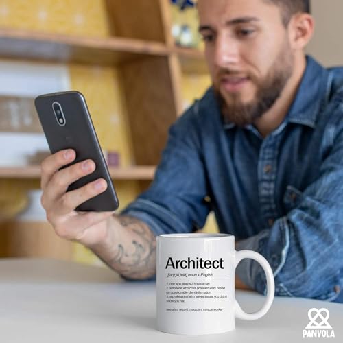 Architect Definition Gifts For Men Women | Ceramic Coffee Mug | 11 OZ