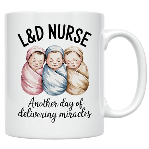 L&D Nurse Labor and Delivery RN Gift for OB | Ceramic Coffee Mug | 11 OZ
