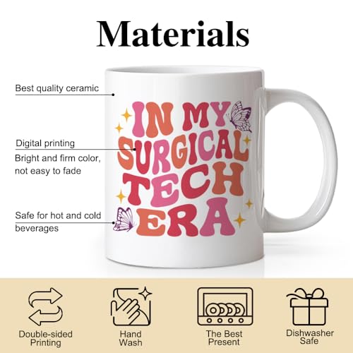 DYJYBMY In My Surgical Tech Era Funny | Ceramic Coffee Mug | 11 OZ
