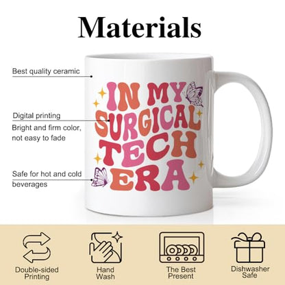 DYJYBMY In My Surgical Tech Era Funny | Ceramic Coffee Mug | 11 OZ
