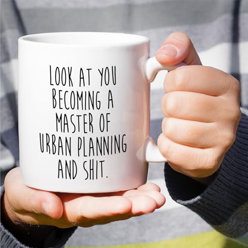 Funny Graduation Master of Urban Planning | Ceramic Coffee Mug | 11 OZ